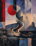 Ascendancy- surreal architectural colllage